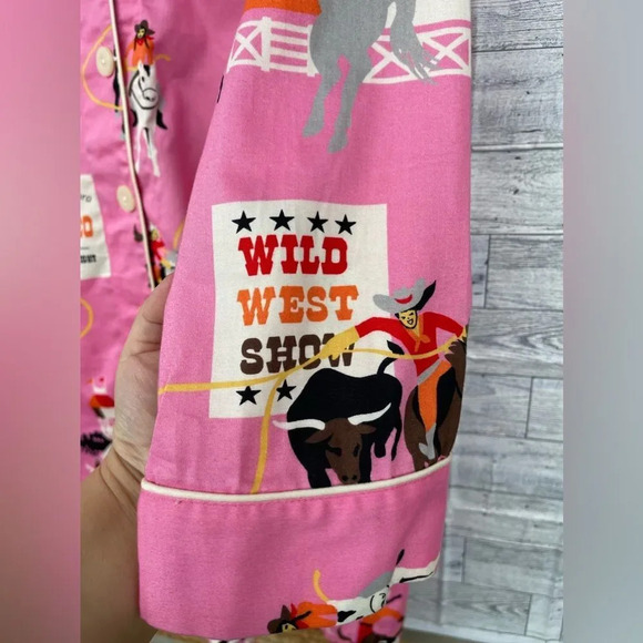 Nick & Nora Rodeo Night Show Night Shirt Small - Picture 6 of 8